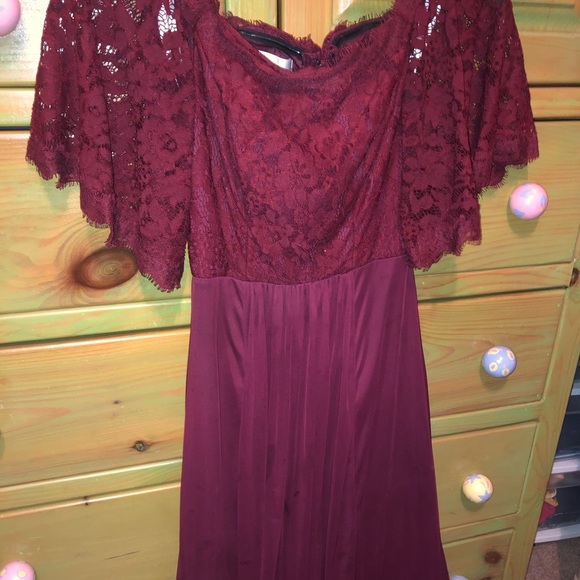 Azazie Off Shoulder Dress - Picture 1 of 1